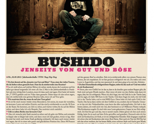 bushido interview