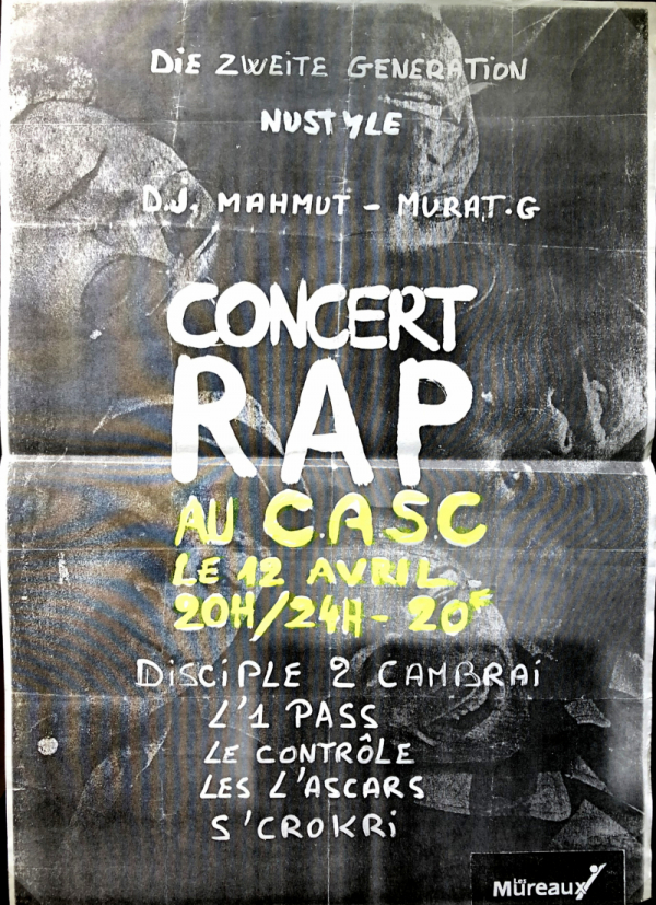 Concert Rap au Casc, Paris 1996