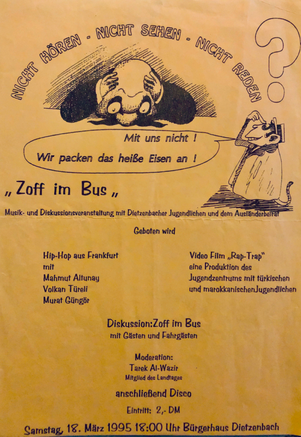 Zoff im Bus 1995